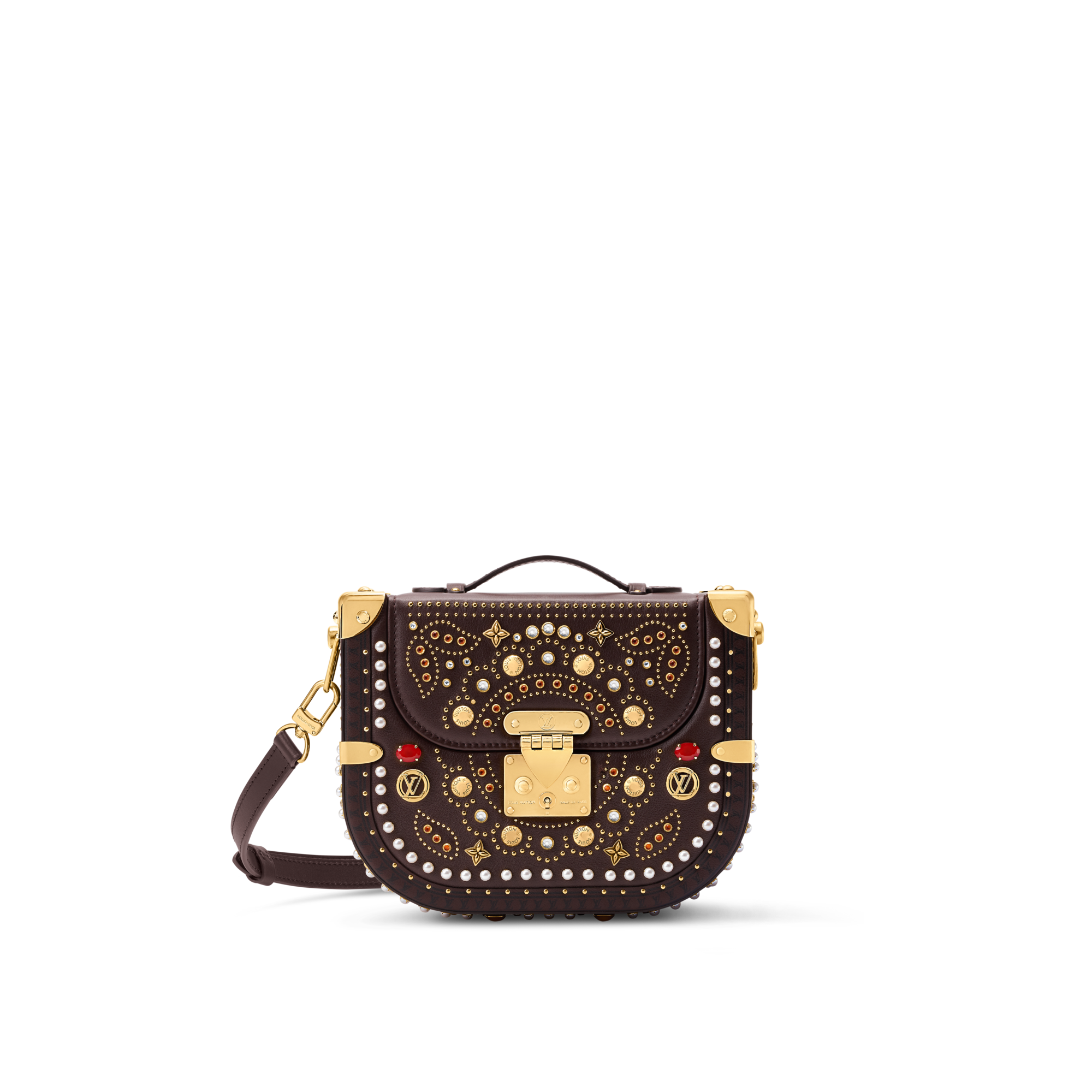 ルイヴィトン　モンスリGM モンスリ トランク LV アドーンメント その他のレザー｜ルイ・ヴィトン